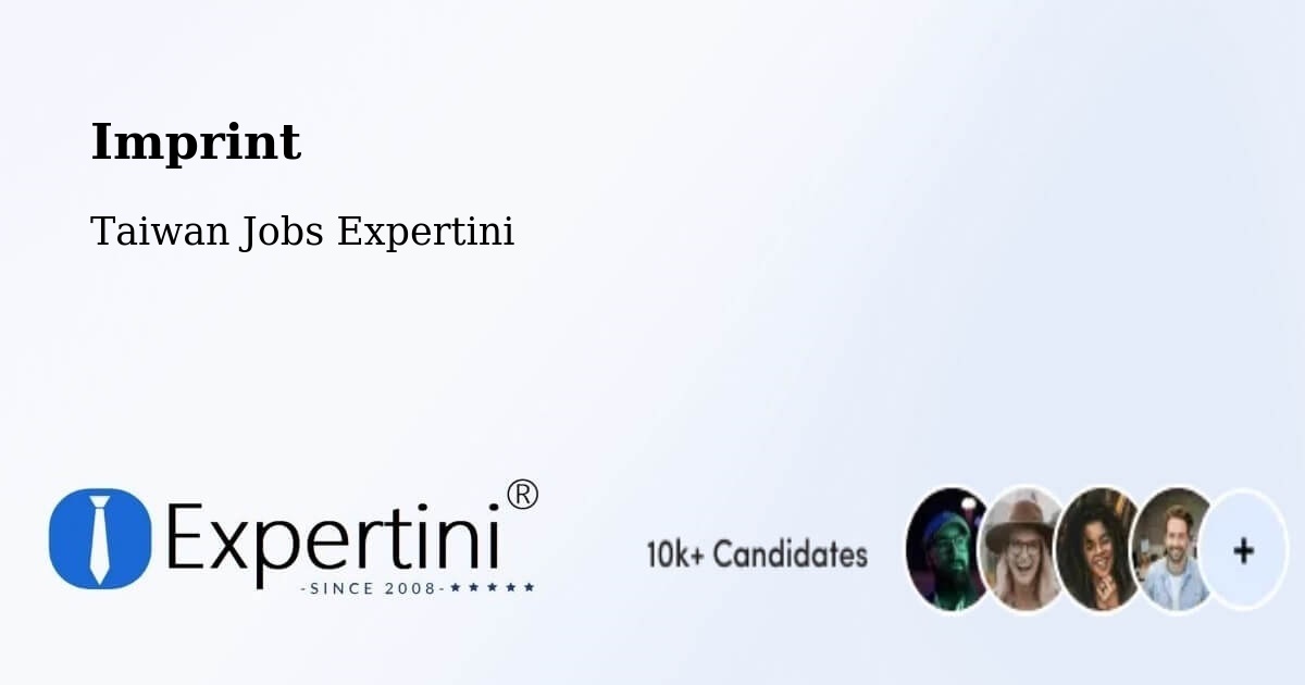 Imprint – Daxi - Taiwan Jobs Expertini