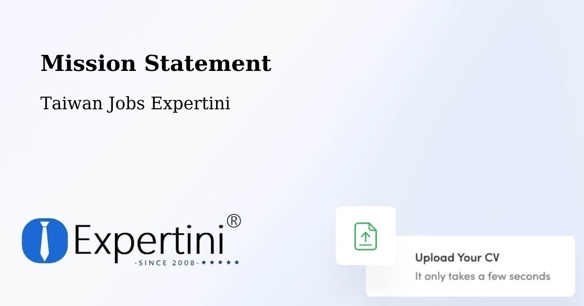 Corporate Mission – Daxi - Taiwan Jobs Expertini